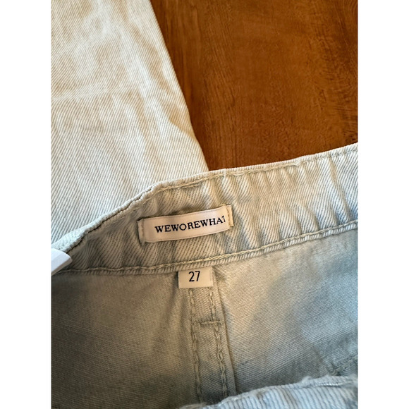 WeWoreWhat‎ Denim The Icon Jean Size 27 Light Wash High Rise Straight Leg - Picture 5 of 9